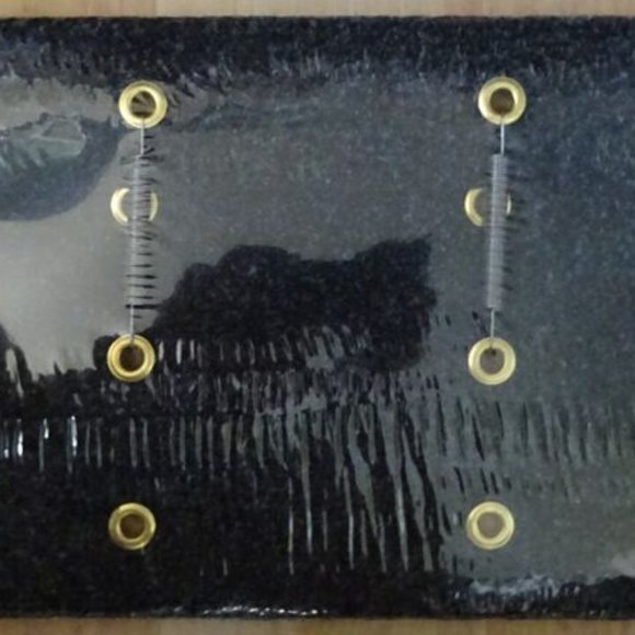 RV Entrance Mat Happy Camper & 2 New Camco Black Wrap Around RV Step Covers - Picture 6 of 7